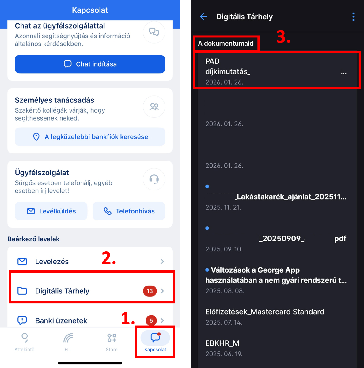 Erste bank - Mobilapplikáció — képernyőkép