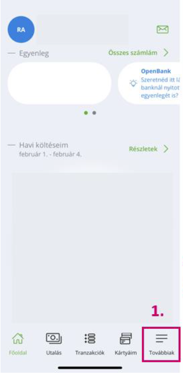 OTP Bank - Mobilapplikáció — képernyőkép