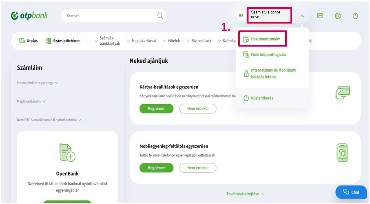OTP Bank - Netbank — képernyőkép
