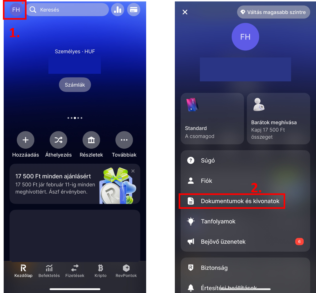 Revolut - Mobilapplikáció — képernyőkép